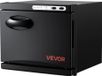 VEVOR Icecat Handdoekwarmer, 8 liter, kleine handdoekwarmerkast met clip en roestvrijstalen rek, geschikt voor maximaal 12 handdoeken, draagbare verwarmingskast voor diverse toepassingen, zoals spa's, kapperszaken, nagelsalons, massagesalons en schoonheidssalons, zwart
