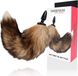 DARKNESS ANAL | Darkness Natural Tail Butt Plug Silicone Black 10cm