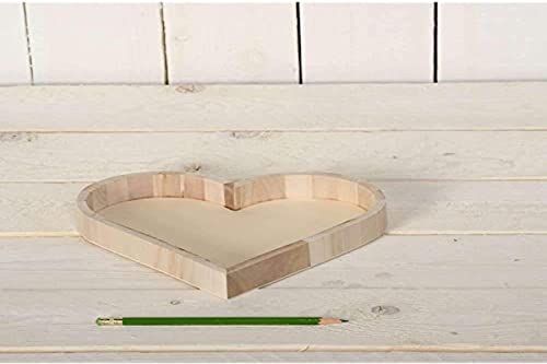 Artemio VIPPC dienblad - hout - beige - 21 x 3,5 x 22 cm