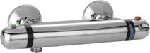 Go by Van Marcke Nemo Go Isiflow thermostatische mengkraan douche waterbesparend hartafstand 15 cm veiligheidsblokkering keramische schijven inclusief rozetten en Skoppelingen LH2202