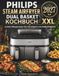 Philips Steam Airfryer Dual Basket Kochbuch XXL 2027