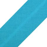 cyclingcolors 1 x biasband voor het naaien van katoen, breedte 20 mm, lengte 25 m, gebreide muts, tas, decoratie, naaien, turquoise