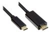 Alcasa GC-M0100 video kabel adapter 1 m HDMI Type A USB Type-C Zwart