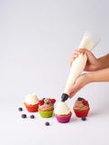 Mastrad Spuitzak set met spuitmondjes - Zwart - 9-delig