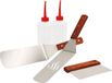 BBQ-Toro set d'accessoires grill-plancha en acier inoxydable 5 pièces