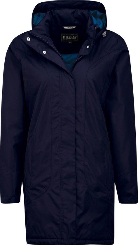 Pro-X Elements Cindy Overgangsregenjas Dames - Marineblauw - Maat 38EU