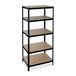 Relaxdays Stellingkast metaal - 200x90x60 cm - tot 1325 kg
