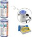 Bestway - Filtres Type I adaptés à la pompe de filtration 58381 - 2 pièces & brosse de nettoyage WAYS