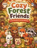 Cozy Forest Friends: A Cute Woodland Coloring Adventure