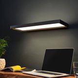 Arcchio Kantoorverlichting 2lichts polystyreen, aluminium H: 3 cm zwart, wit Inclusief lichtbronnen