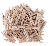 Interdruk - Decoratieve Mini Houten Pinnen Clips voor Crafting en DIY Projecten - Naturel Hout