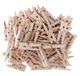 Interdruk - Decoratieve Mini Houten Pinnen Clips voor Crafting en DIY Projecten - Naturel Hout
