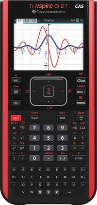 Texas Instruments TI-Nspire CX II-T CAS Grafische Rekenmachine - Rood/Zwart