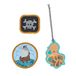 LÄSSIG Set van 3 hangers en patches, met drukknop, school-patches