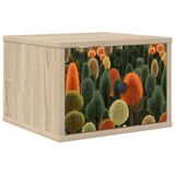 vidaXL Wandkastje ZAANDAM Sonoma Eiken 36 x 33 x 25 cm