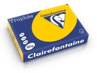 Clairefontaine Clairefontaine gekleurd papier zonnebloemgeel 80 grams A4 (500 vel)