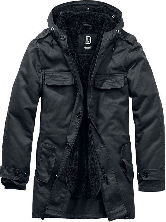 Brandit BW Parka Forest Heren Parka - Zwart - XXL