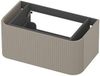 INK - Afgeronde Onderkast Gelakt 1 Lade Softclose met Gefreesd Front Tbv Grepen - 800x450x350 Mm - Mat Creme Cotton