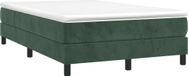 Maison Exclusive - Sommier à lattes de lit avec matelas vert foncé 120x190 cm