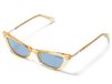 Guess Zonnebril GU8229 41V 53 Unisex Modieuze zonnebril Geel/Andere