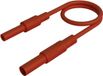 SKS Hirschmann Câble de mesure de sécurité MAL S GG-B 200/2,5 rt, 200 cm, Rouge