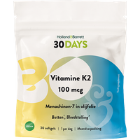Holland & Barrett 30DAYS Vitamine K2 100mcg - 30 softgels