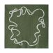 DBKD Serviette en papier Bow 33x33 cm Lot de 20 Vert
