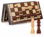 Omgoods - Jeu d'échecs magnétique en bois 24 x 24 cm, pliable et idéal pour les débutants