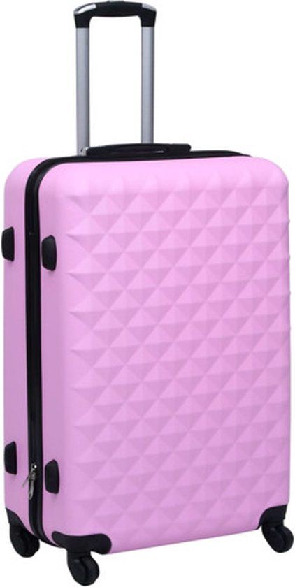 vidaXL Harde koffer ABS roze