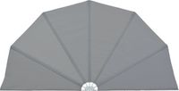 vidaXL Pare-soleil de terrasse pliable 200 cm gris