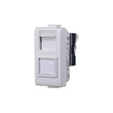 Elektronova Bticino Elektronova Matix CAT 5E UTP netwerkdoos RJ45 compatibel wit - verpakking van 1 stuk