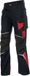 KÜBLER BODYFORCE 21255302 Werkbroek Heren Zwart/Rood - Maat 31 - Met Kniezak