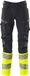 Mascot Accelerate Safe Pantalon met kniezakken 19879-711 - marine foncée/jaune fluo - C58 - 90