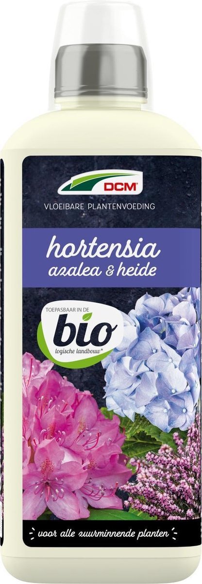 DCM Meststof Vloeibaar Hortenzia & Azalia & Heide - Siertuinmeststoffen - 800 ml Bio