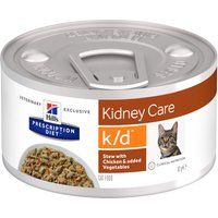 Hill's k/d Kidney Care Stoofpotje - Feline - Kip & Groenten 72 x 82 g