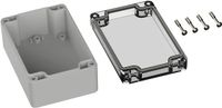 TRU COMPONENTS TC-9065456 Outdoorbehuizing 120 x 80 x 55 Polycarbonaat Grijs-wit (RAL 7035)