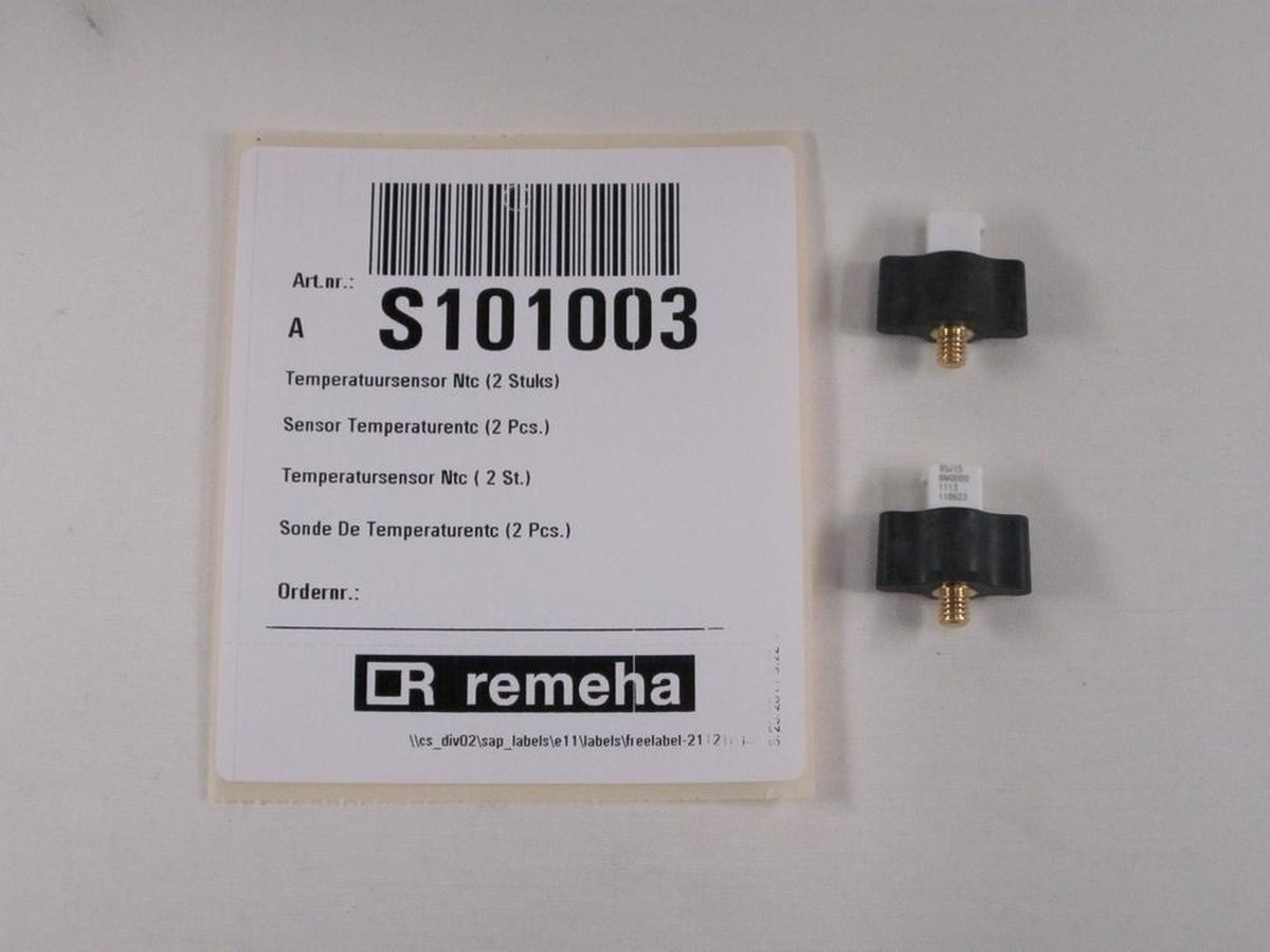 Remeha temperatuursensor NTC 2 stuks S101003