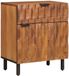 vidaXL Nachtkastje met lade Bruin 50 x 33 x 60 cm Massief Mango Hout