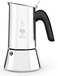 Bialetti Venus Moka Express - 4 Cups - Silver - Stainless Steel - Induction