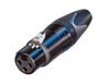 Neutrik NC3FXX-BAG XLR 3-pins (v) connector / zwart