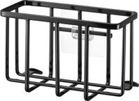 Yamazaki Zelfklevend Gootsteen/Wastafel Mandje - S - Tower - Zwart