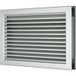 Casafan Grille Aération VMC Sur Porte 325 X 125 Mm Aluminium Anodisé Débit 44 M³/h À 5 Pa Montage Facile Sans Contre-châssis