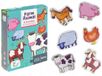 Nobo Kids Puzzle en bois animaux de la ferme 12 pièces