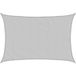 Icecat Voile d'ombrage Voile de parasol gris clair 4x3 m 100% Polyester Oxford