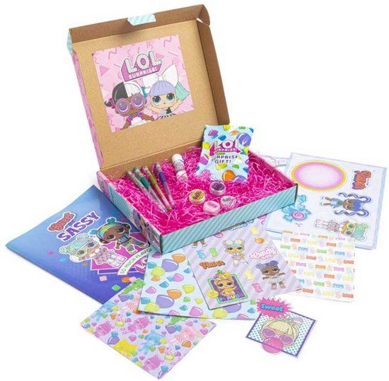 Merkloos L.O.L. Surprise! Scrapboekset met Glitter, Stickers en Pennen