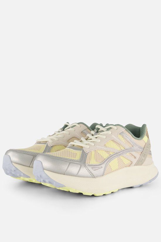 Woden Ronja Sneakers geel Mesh/ Leer - Maat 41