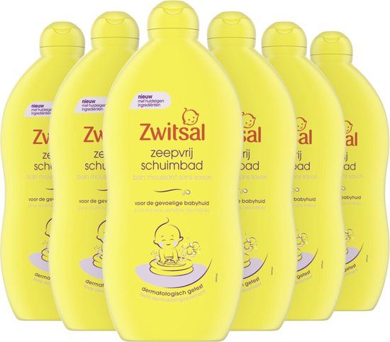 Zwitsal Zeepvrij Schuimbad - 6 x 700 ml - Voordeelverpakking