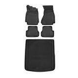 OMAC 1115444FN-250FN Jeu de tapis de sol ETP (élastomère thermoplastique), noir