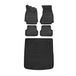 OMAC 1115444FN-250FN Jeu de tapis de sol ETP (élastomère thermoplastique), noir