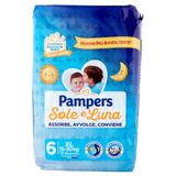 Pampers Zon en Maan 6. 15-30 XL 13 luiers verpakking 6 stuks